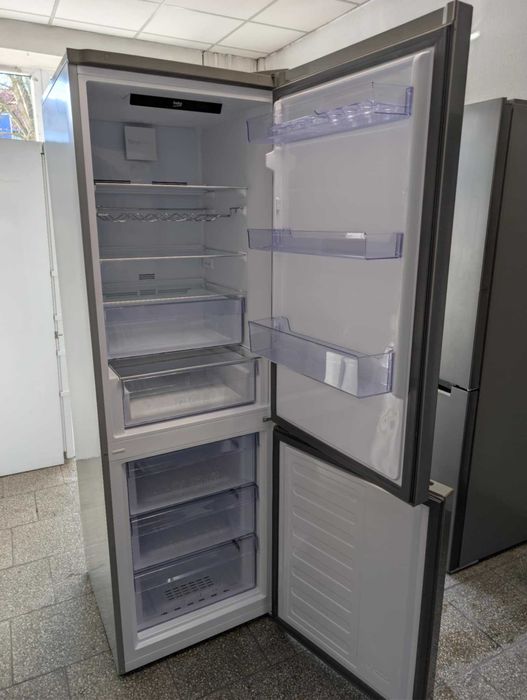 Lodówka BEKO RCNA366E40ZXBN NoFrost Srebrna 1/2 ceny Gwarancja 185cm