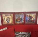 3 quadros elefantes