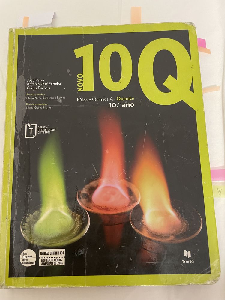 Livro Novo 10F e 10Q física e química