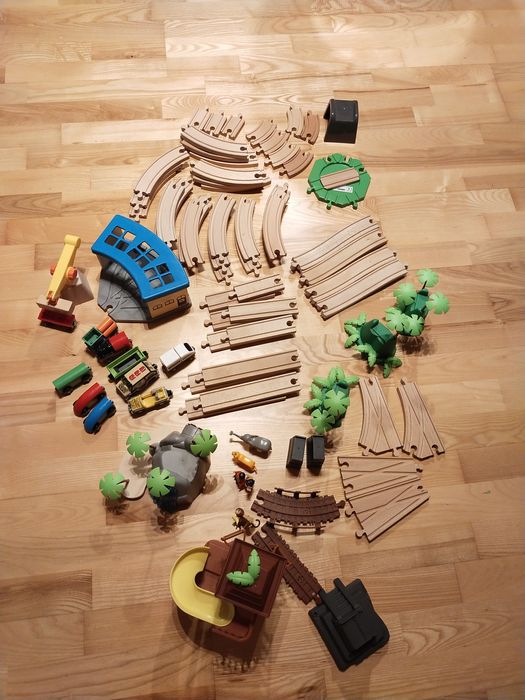 Kolejka drewniana Ikea Lidl