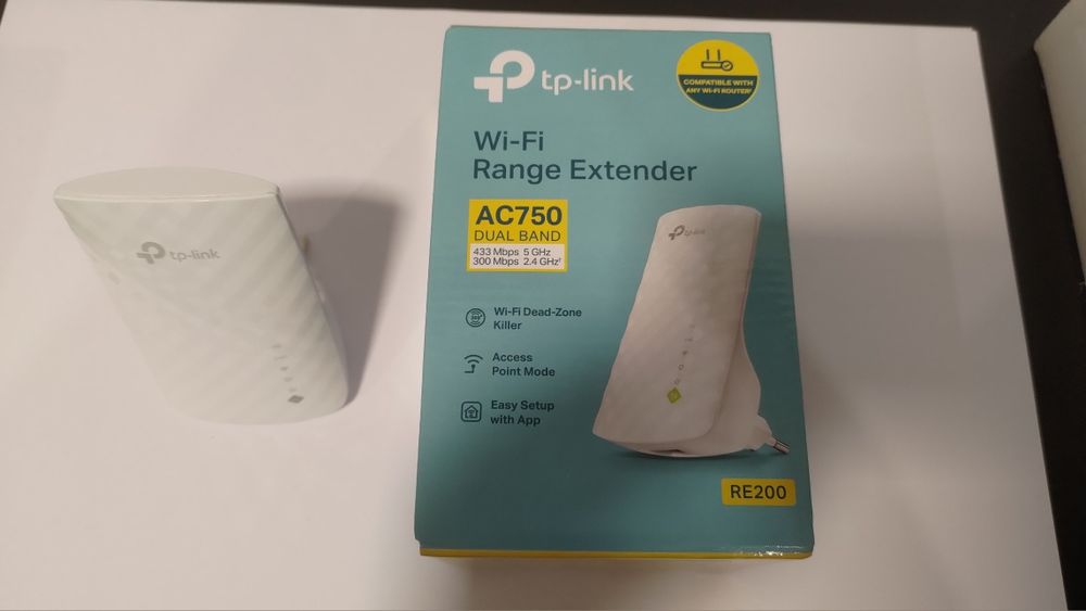 Repetidor de Sinal TP-LINK RE200 (AC750 - 300 + 433 Mbps)