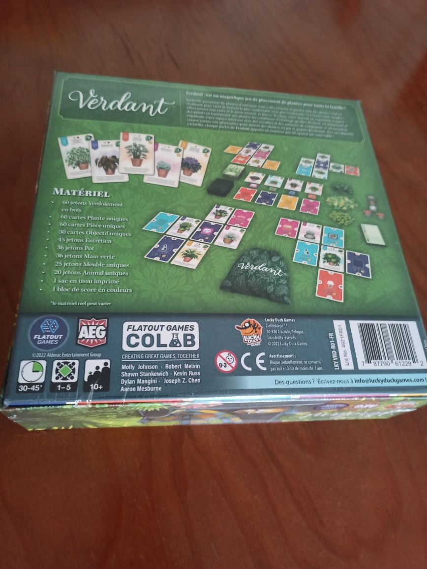 Jogo de tabuleiro Verdant  NOVO SELADO