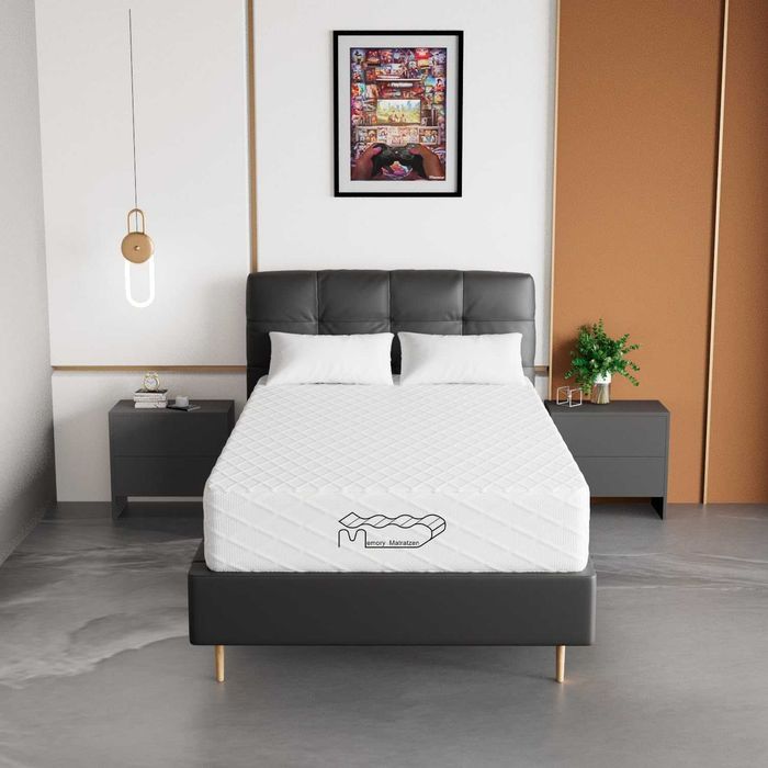 Materac 120x200x26cm materac z pianki, twardość H2 i H3 - O130