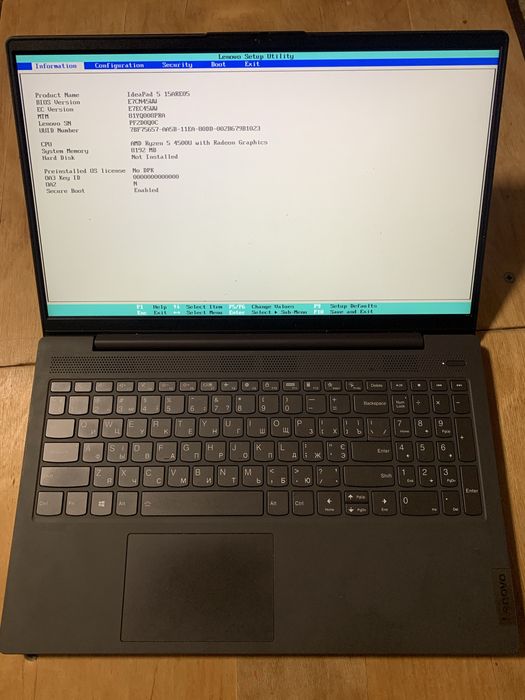 Lenovo ideapad 5 Ryzen 4500u 8gb / батарея 6год