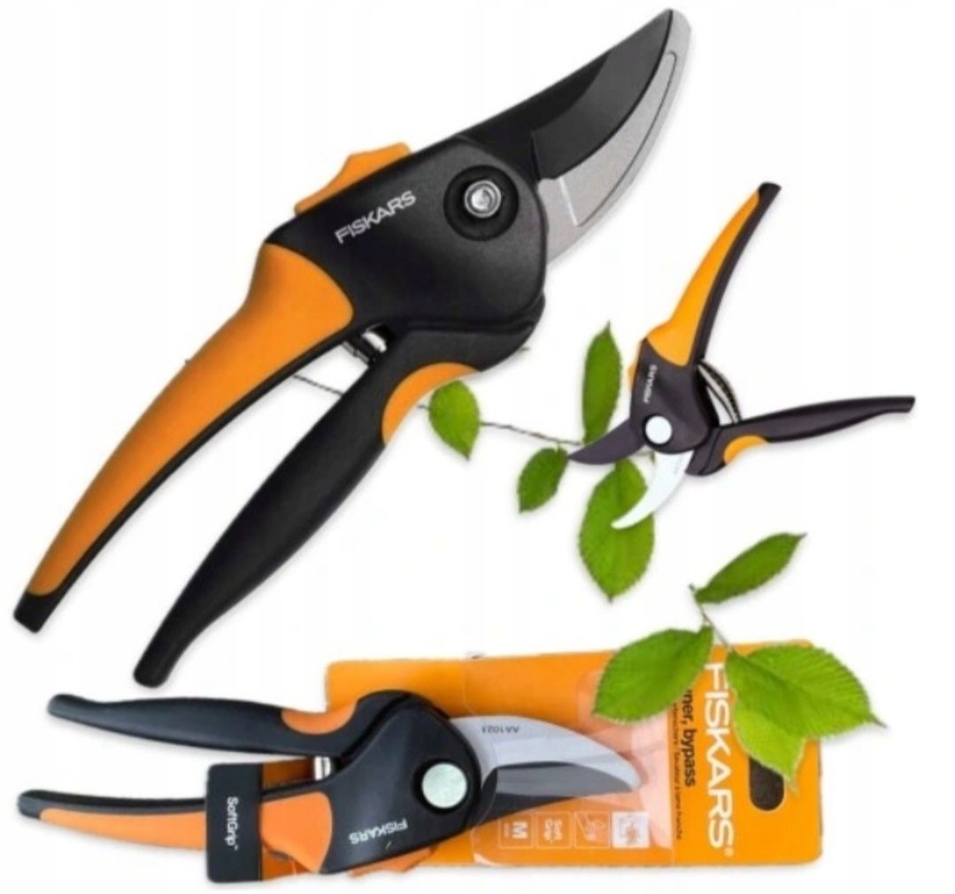 FISKARS Sekator Nożycowy ogrodowy do gałezi  SoftGrip M - 24 mm reczny