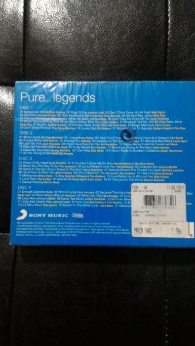 Pure...Legends (4CD) Novo Selado