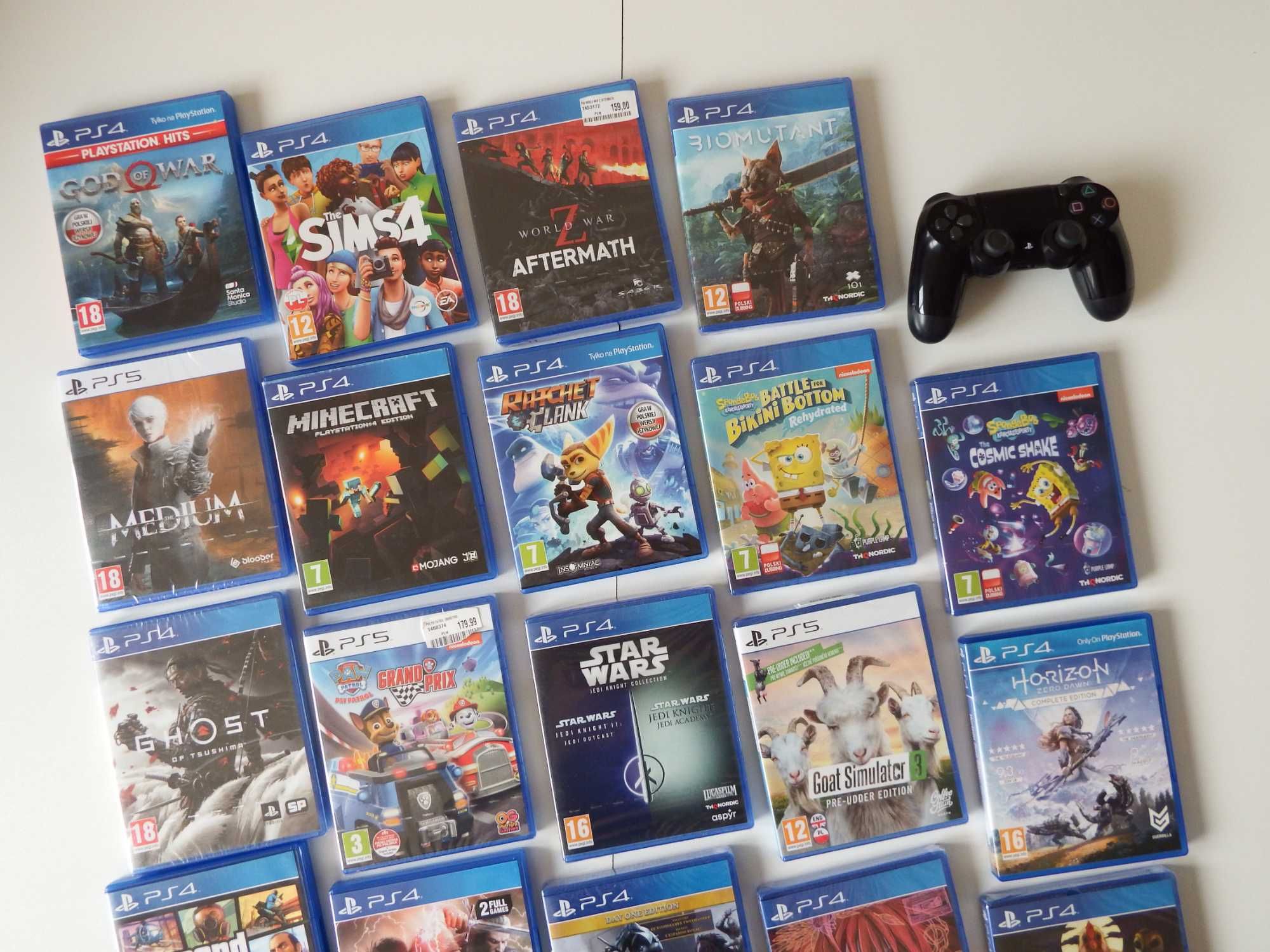 PS4 / PS5 GTA5 Minecraft Spongebob Medium Chivarly SIMS