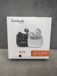 Słuchawki bezprzewodowe douszne Earbuds X15. Bluetooth 5.1