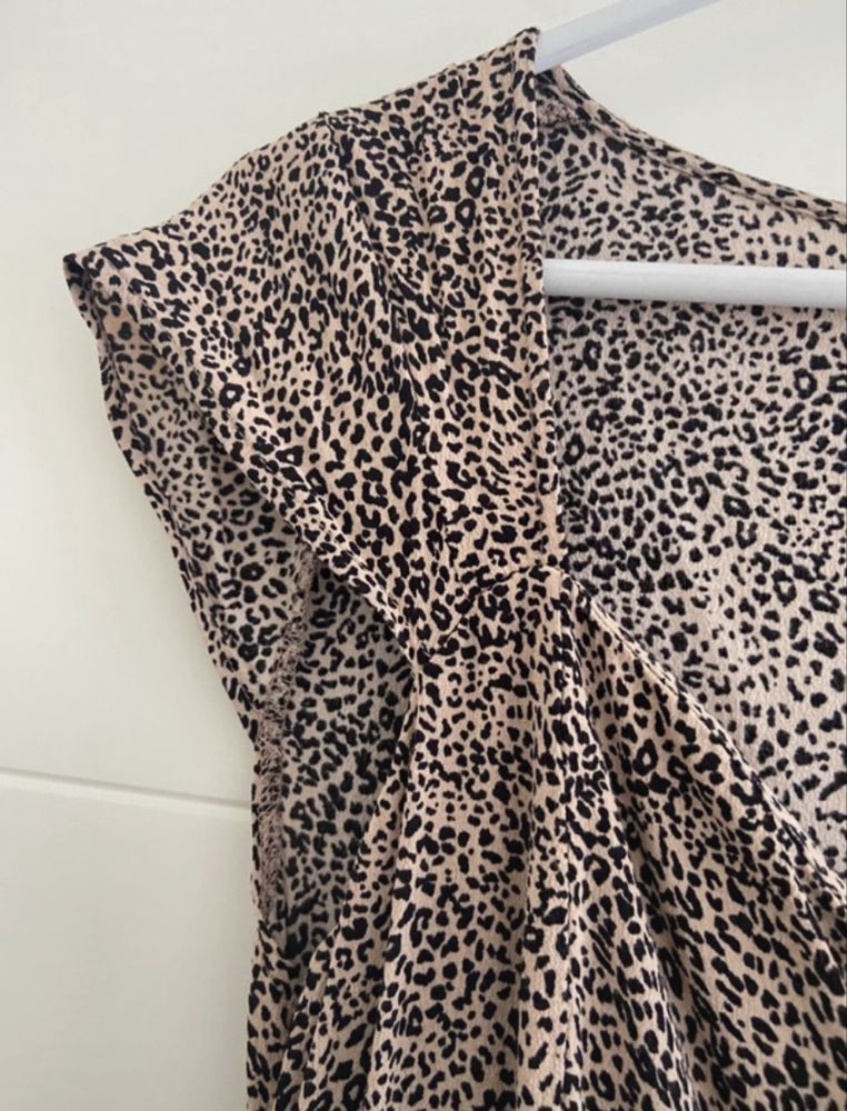 Vestido com padrao - Mango