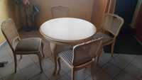 Stylowy stół +krzesła do renowacji