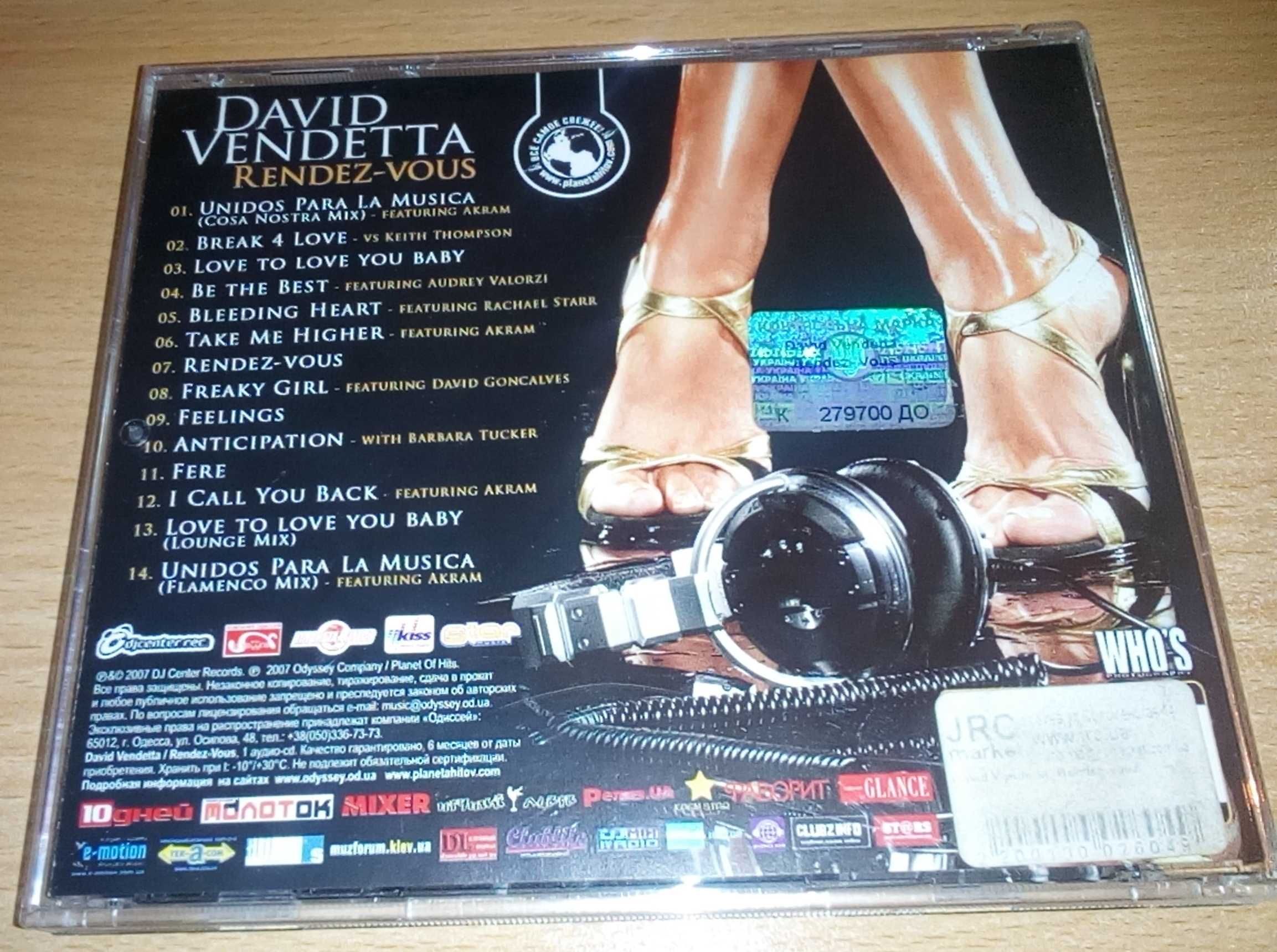 David Vendetta ‎– Rendez-Vous