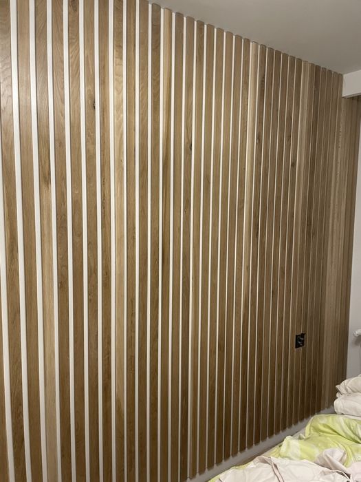 Drewniane Lamele na ścianę