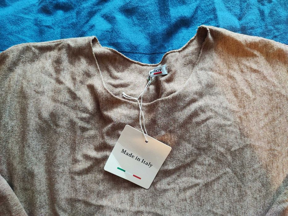 Piękna karmelowa bluzka w rozm. uniwersalnym