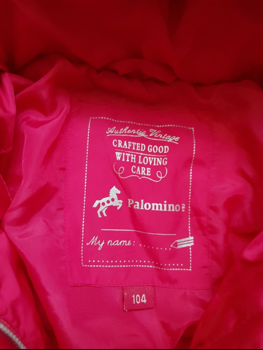 Куртка пальто на девочку 104_110см Palomino