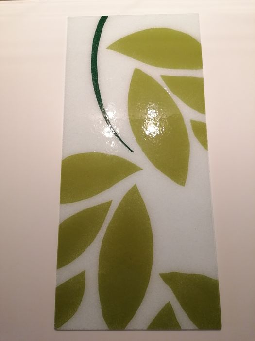 2 Painéis Vintage IKEA GYLLEN – Folhas Verdes + Base de Oferta