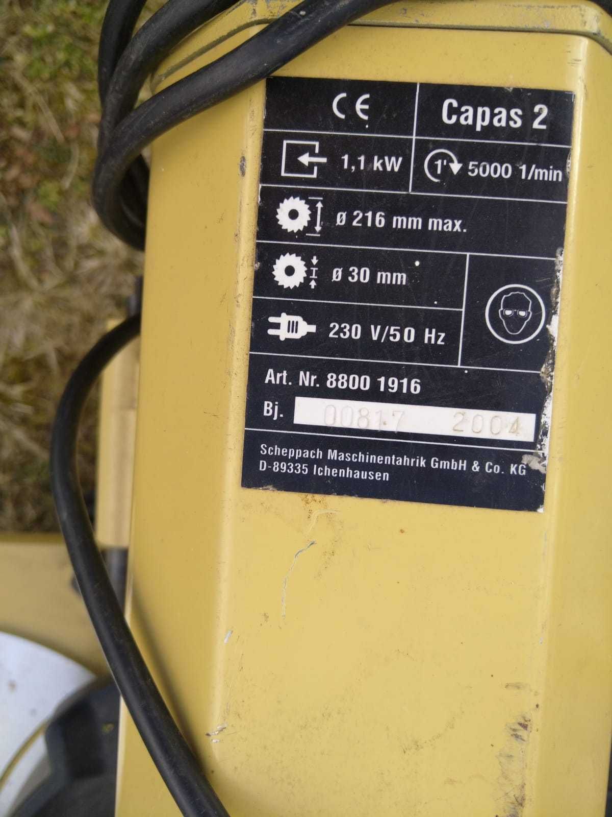 2X -Piła  ukośnica z posuwem Metabo    scheppach capas 2