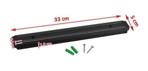 Listwa Magnetyczna na Noże Narzędzia Klucze Magnes Uchwyt Noży 33cm