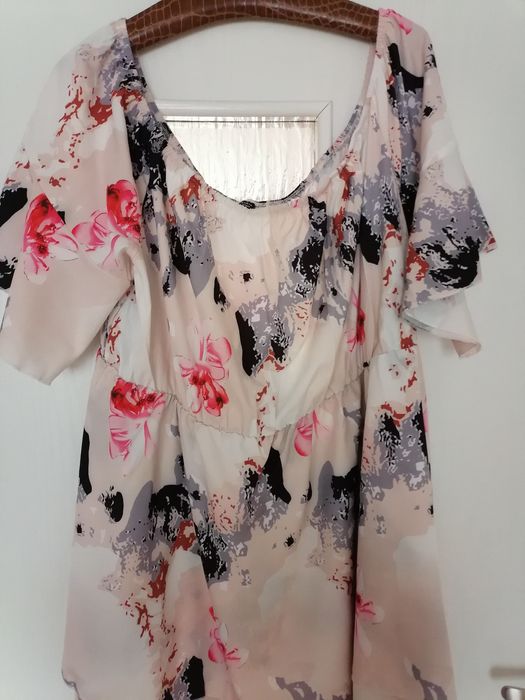 Elegancka sukienka hiszpanka wesele komunia 46 48