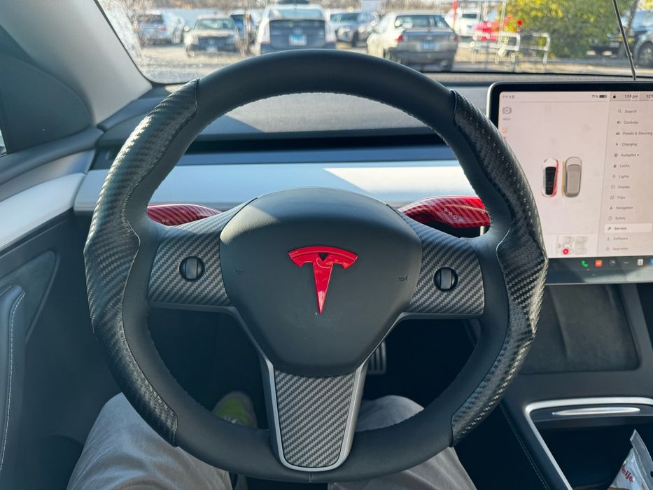 Декоративні карбонові накладки Tesla model 3 model Y