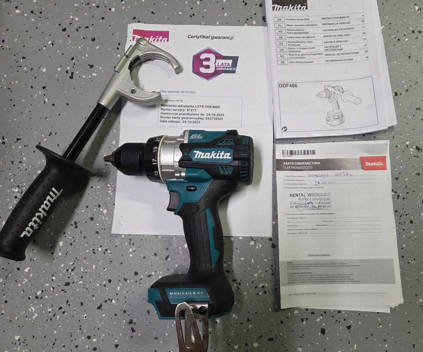 Wkrętarka Makita ddf 486 mocna