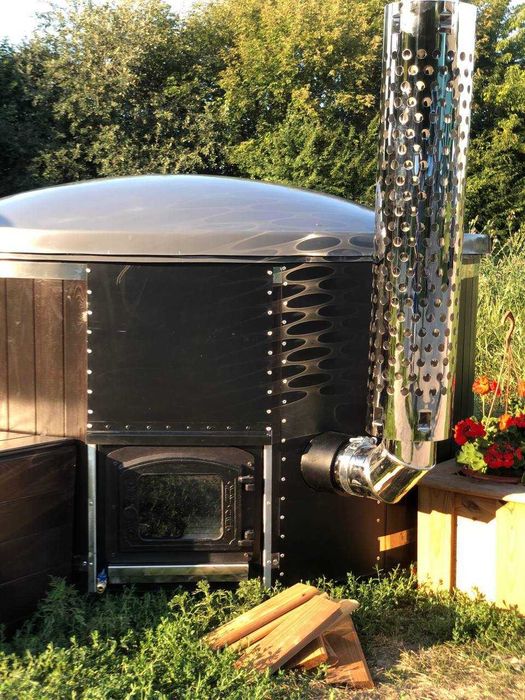 Чан на дровах. Спа джакузі від виробника.