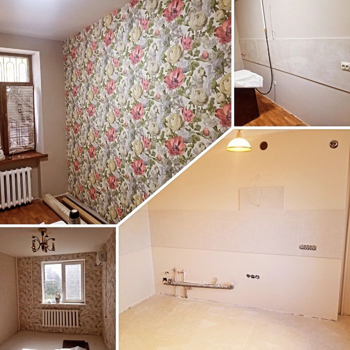 Шпаклевка, поклейка обоев, плитка,гипсокартон ,ремонт под ключ