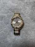 Złoty zegarek GUESS FRONTIER Z Bransoletka i kryształami W1156L2