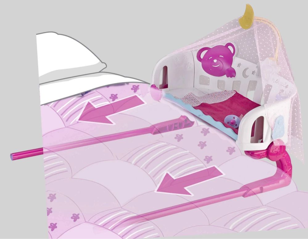 Nenuco - Berço Dorme Comigo com Baby Monitor