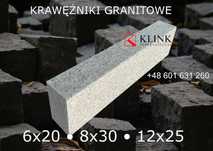 Krawężnik Granitowy Obrzeże Opornik 12x25 | 8x30 | 6x20 Płomieniowany