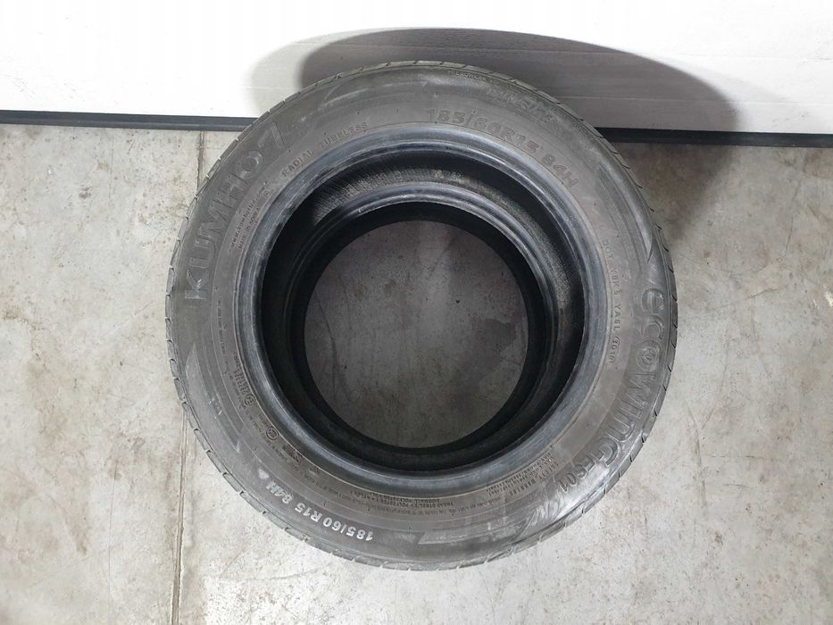 2szt. 185/60/15 84H Kumho Ecowing ES31 6mm 2018r [ 9387 ]