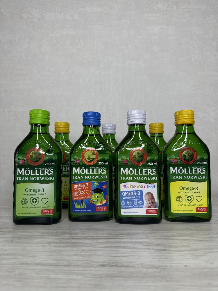 Мюллерс. Moller's tran. Mollers. Омега-3 для дітей. Риб'ячий жир