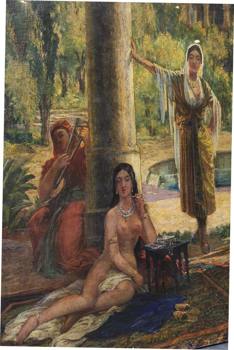 Harem obraz polskiego autora przeł. XIX/XX w.