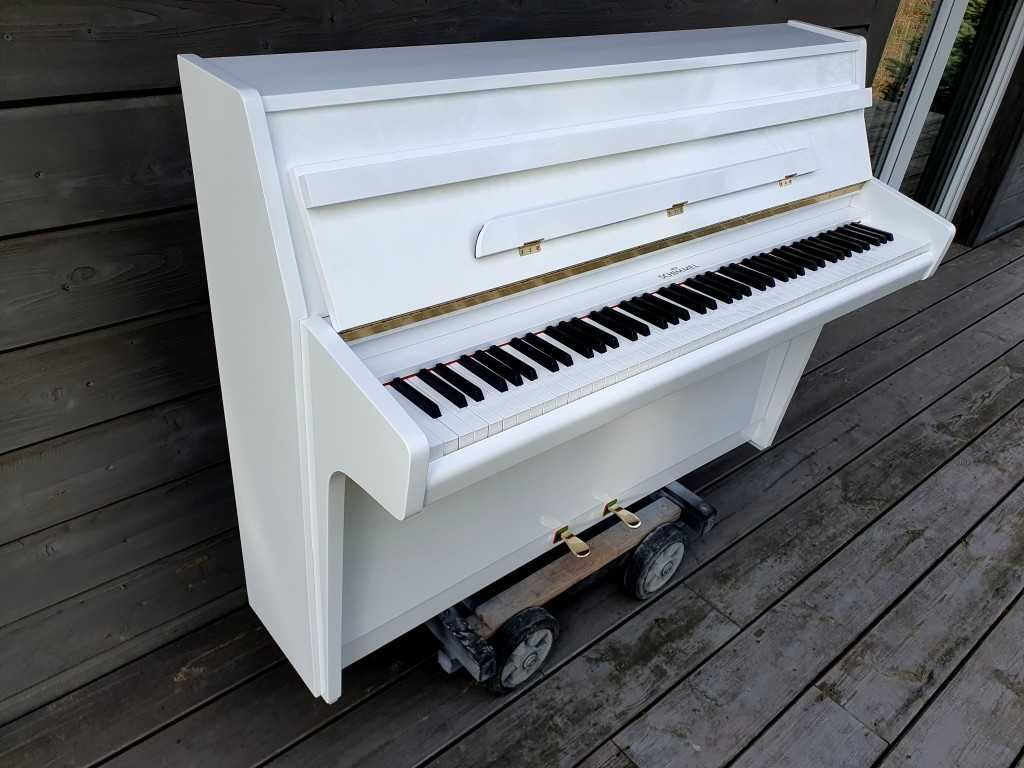 Pianino Schimmel Mod.7 103cm RENNER 1966r BIAŁY POŁYSK