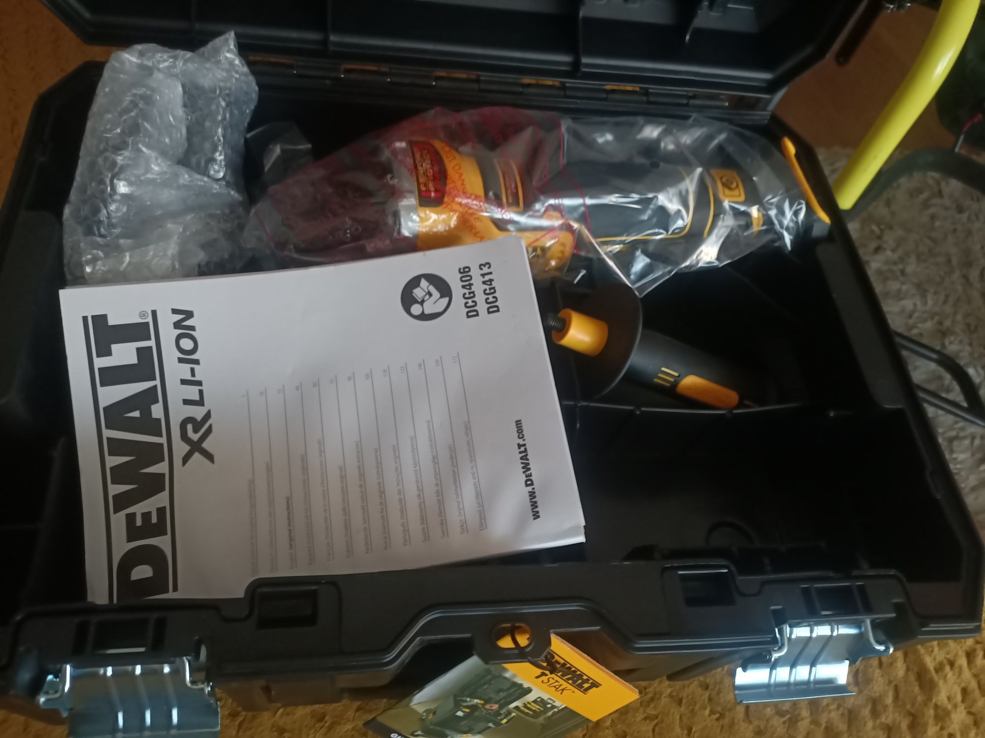 Nowa 24r oryginalna szlifierka kątowa+walizka DeWalt dcg406nt