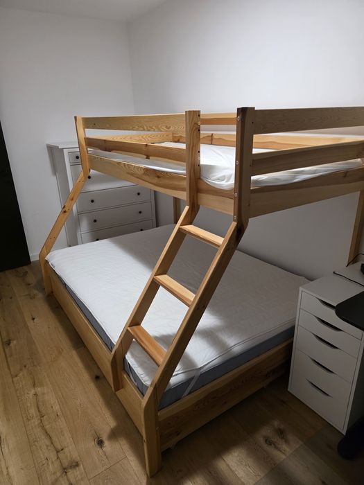 Łóżko piętrowe 140/90x200