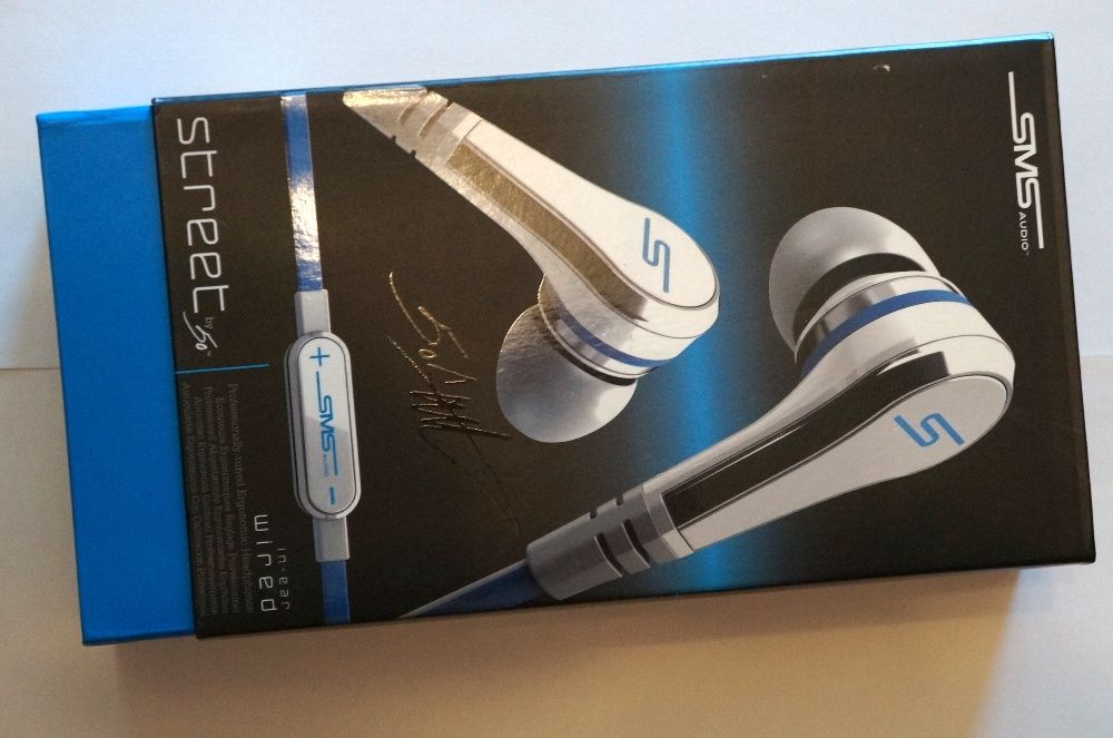 Słuchawki SMS Audio Street by 50 Cent In-Ear Wired (kolor biały) NOWE!