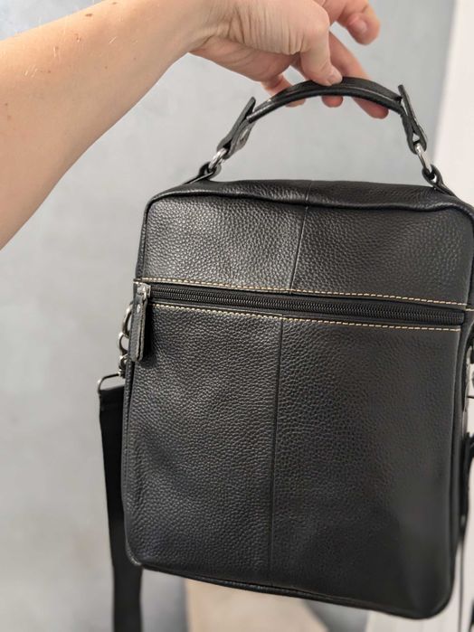 Цікава чоловіча шкіряна сумка -барсетка