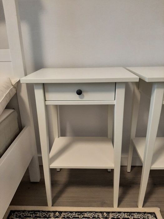 Szafka nocka Ikea Hemnes biała