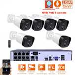 Sistema CCTV ‼️ 6 Câmaras PoE ‼️ 5MP ‼️ Reconhecimento Facial