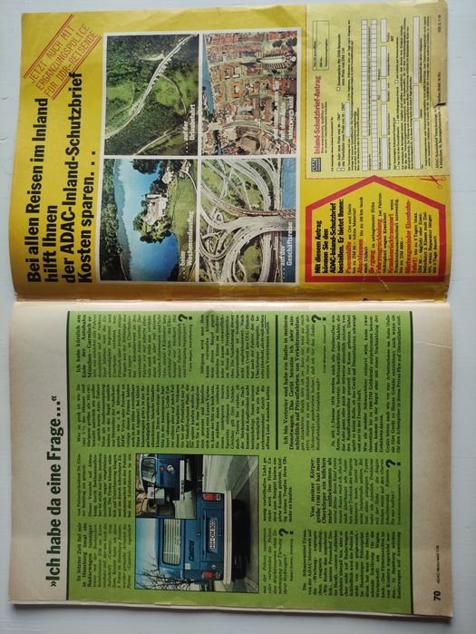 Gazeta ADAC Motorwelt z 1976r.