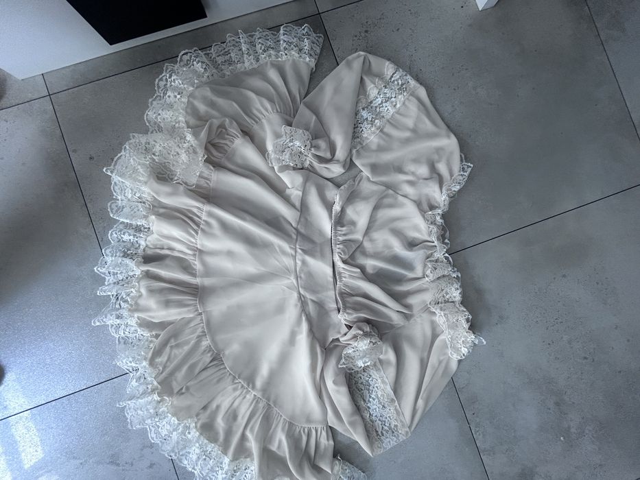 Komplet ecru Loveya roz 36