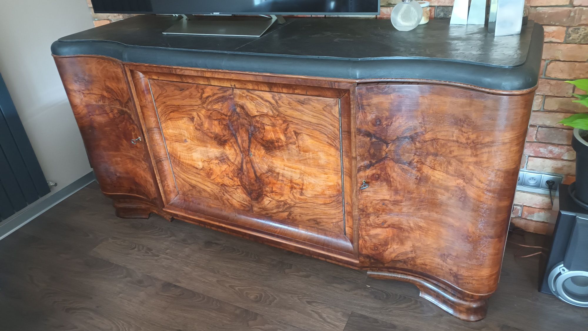 Komoda komplet 2 szt. w stylu art deco