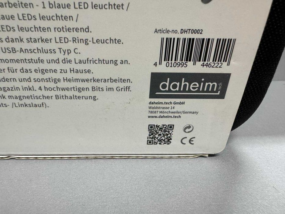 Wiha Zai Hause DHT0002 Мини-аккумуляторная отвертка НОВАЯ!