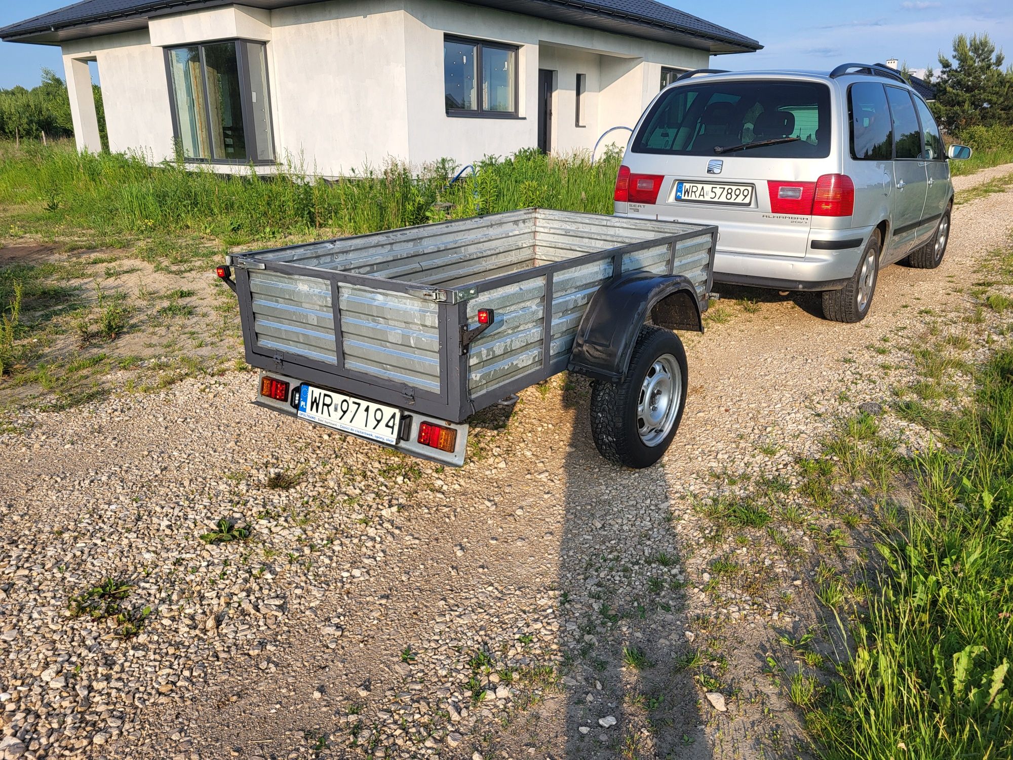 Przyczepka lekka zarejestrowana