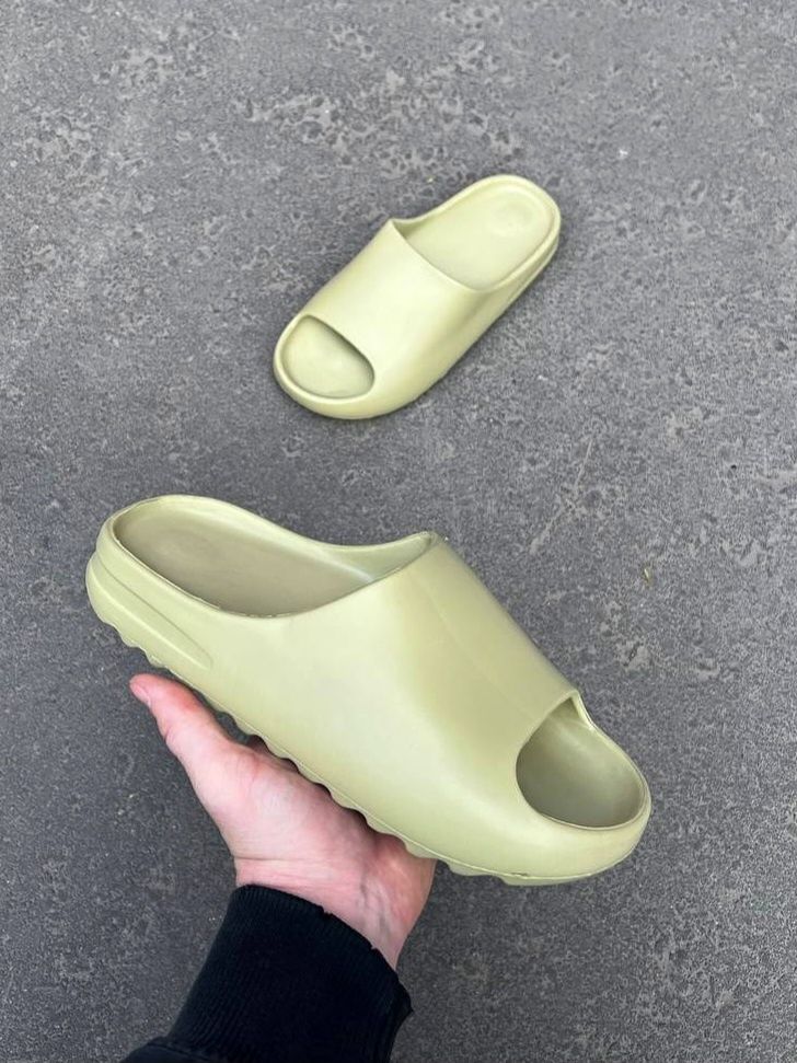 Мужские Шлепки Adidas Yeezy Slide, yezzy slide, изи слайд, шльопанці