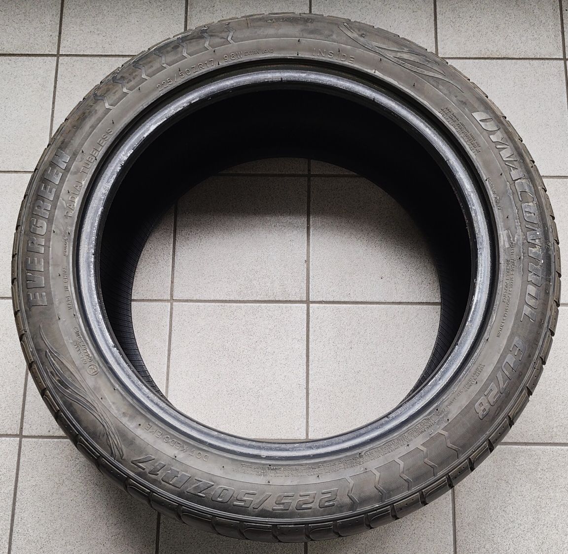 Sprzedam letnie opony Evergreen 225/50R17 4szt