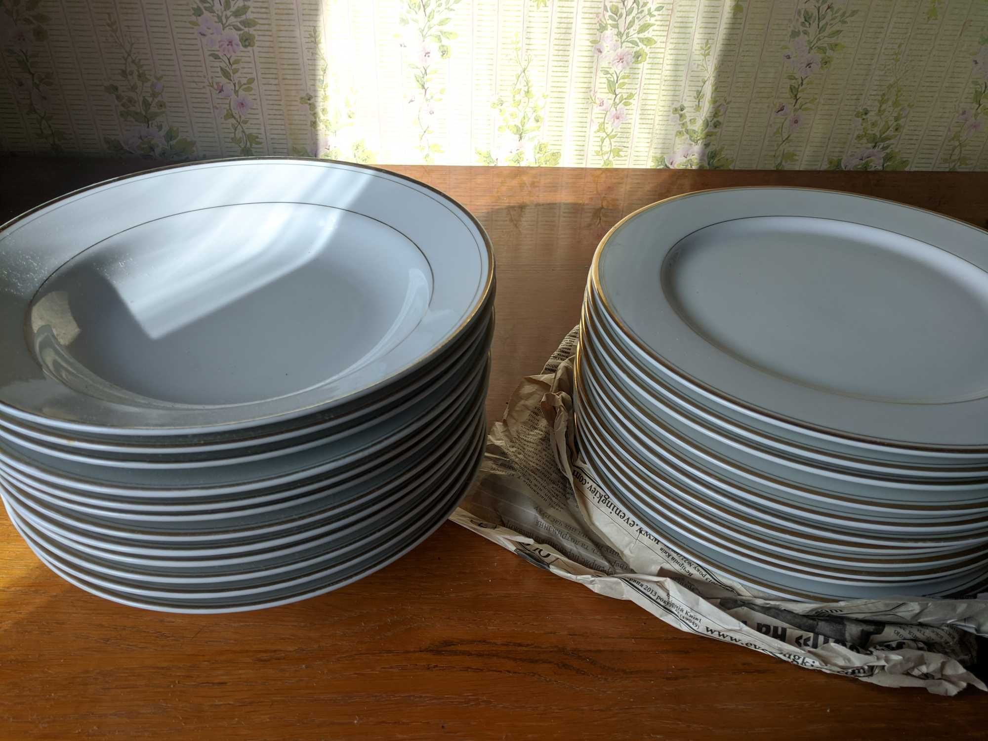 Новий набір посуду 70х р.Японія (Porcelain, set of dishes, Japan, 70s)
