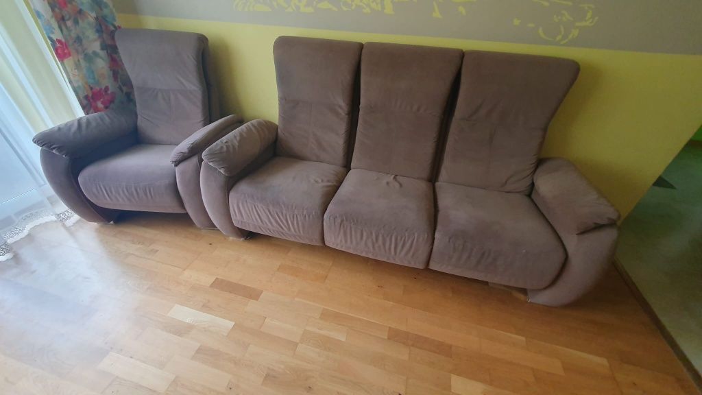 Sofa kanapa 3 osobową + fotel