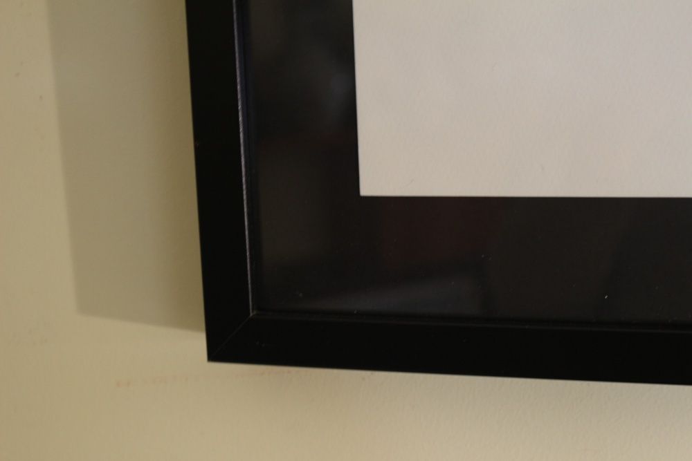 Pintura Joana Rosa Original Caneta s Papel "Flamengo" 53 x 43 cm