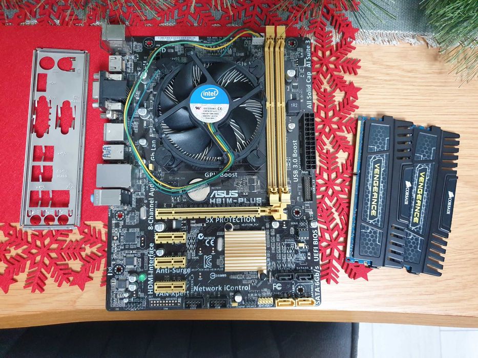 Asus H81M-PLUS Socket 1150 DDR3 8Gb ram intel i3 4170 LGA1150